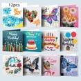 thumbnail image 2 of Royalbelle 12pcs Handmade Festival Greeting Cards Diamond Drawing Birthday Thanksgiving Cards Gift For Kids, 2 of 6
