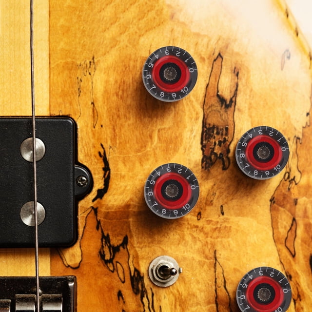 FESTFENDS 4Ud Perillas Para Ajuste Preciso De Volumen Y Tono En Guitarras Eléctricas Textura Antideslizante
