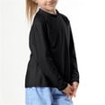 thumbnail image 6 of LNMQLPDBS Boys Swimsuit Short Sleeve Rashguard Solid Color High Neck Swimsuit Quick Dry Tops for Summer Toddler Boy Bathing Suit Beach Children's Swimsuit Spa Swimwear, 6 of 9