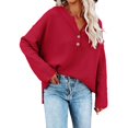 thumbnail image 1 of Wyzesi Chandails en Molleton pour Tout-Petits Collants Blancs Femmes Décontractés Manches Longues Tee-Shirts Graphiques Col Rond Chandails en Molleton Pull Tops pour Femmes Chandails en Molleton Col en V Chandails en Molleton Femmes Plus, 1 of 3