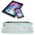thumbnail image 4 of Typewriter Keyboard, 104 Keys Retro Style BT Keyboard with Large Slot Design, Portable  Keyboard for Smart Phone Laptop, 4 of 7