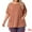 Brick Red, variant on Women's Plus Crew Neck Loose Fit T Shirt with Pocket Casual 3X Grey