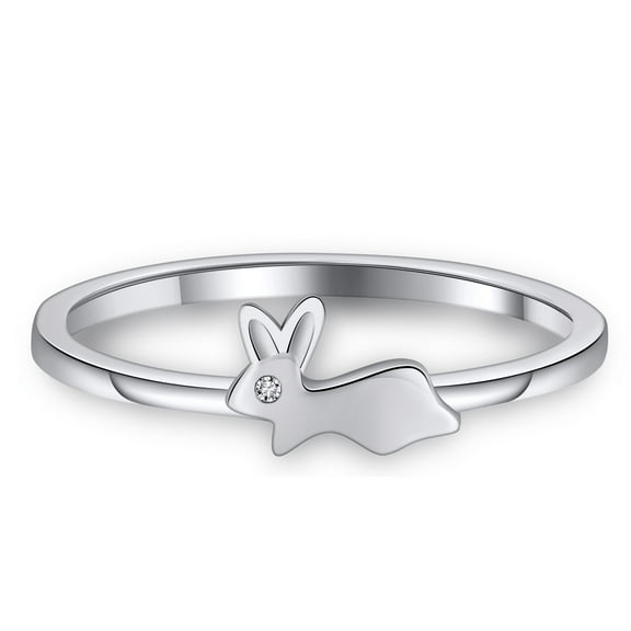 Bunny Rabbit Ring for Women Sterling Silver Ginger Lyne Collection