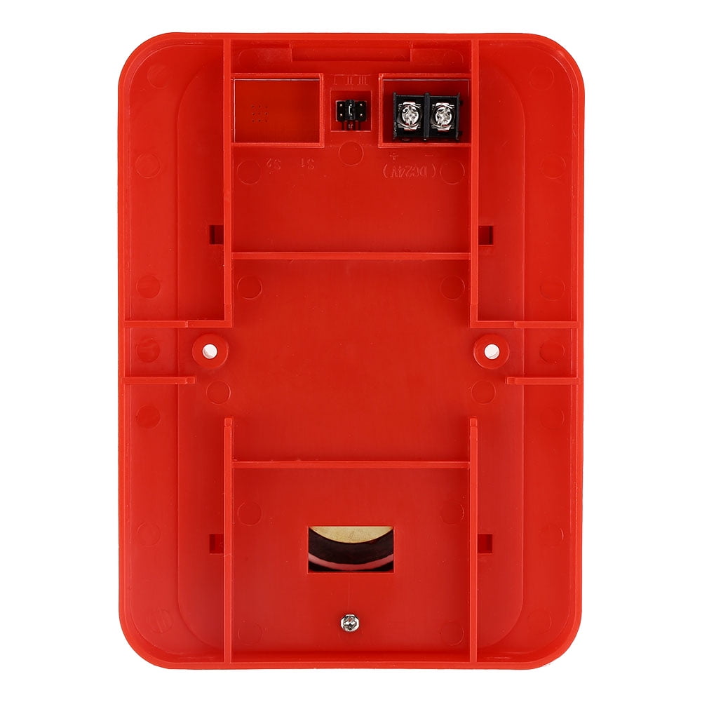 Ymiko Sound & Light Fire Alarm Warning Strobe Horn Alert System Sensor For Home Office Hotel,Fire Alarm Alert System,Sound & Light Fire Alarm