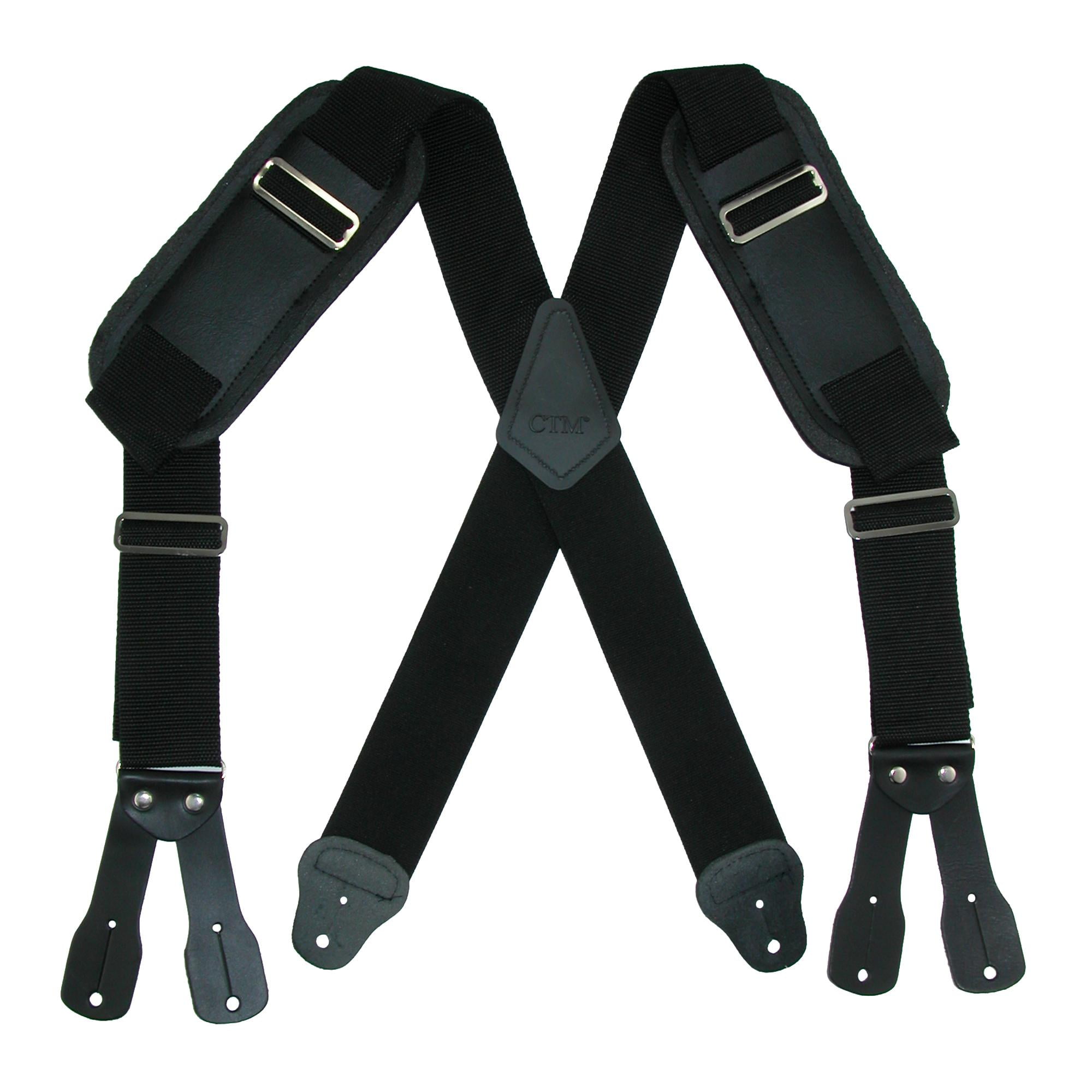 CTM Men's Elastic Work ButtonEnd Suspenders Walmart Canada