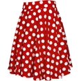 thumbnail image 2 of Women's Basic Flared Casual Mini Skate Skirt Versatile Stretchy, 2 of 7