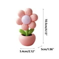 thumbnail image 4 of Amacok 4" ​Cartoon Flower Night Light Battery Operated, Mini Bedside Lamp Adjustable Cute Flower Light Kids Bedroom Decor Children Gifts, 4 of 5