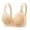 Beige, variant on SMihono Push Up Bra for Women Seamless High Support No Underwire Anti Sagging Bra Full Coverage Wireless Side Breast Gather Bras Green 36/80