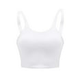 thumbnail image 6 of asdoklhq Sports Bras for Women,Women Sleeveless Vest Chest pad movement Short Tank Tops, 6 of 7