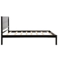 thumbnail image 5 of Leumius Twin Size Platform Bed Frame with Headboard, Wood Slat Support, No Box Spring Needed for Bedroom Guest Room Espresso, 5 of 7