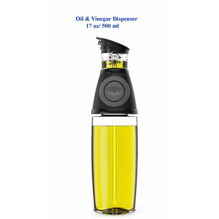 Press and Measure Oil & Vinegar Dispenser 17 oz/ 500 ml ...