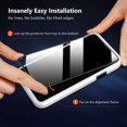 thumbnail image 5 of Diamonds Hard iPhone 11 Pro Max Screen Protector [10X Military Grade Shatterproof][Bubble-Free][10s Easy Installation], Shockproof Tempered Glass Film Designed for Apple 6.5'' 2019-2 Pack, 5 of 5