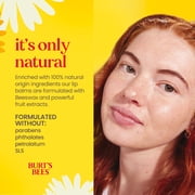 Burts Bees Beeswax, Strawberry, Coconut and Pear, and Vanilla Bean Moisturizing Lip Balm, Mothers Day Gift, 4 Tubes, 0.15 oz