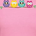 thumbnail image 3 of CafePress - 4 Colorful Owls T Shirt - Women's Traditional Fit Dark T-Shirt, 3 of 4