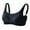 Black, variant on biudgviw Comfortable Bras for Women No Underwire Front Trim Bralettes Soft Adjustable Strap Full Coverage Underwear
