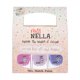 thumbnail image 1 of MISS NELLA UNICORNIO PÚRPURA - Base de agua sin olor y para niños, paquete de 3 esmaltes de uñas - Lavanda dulce (purpurina), alas de mariposa (purpurina) y muñeco pequeño, 1 of 5