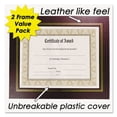 thumbnail image 3 of Leatherette Document Frame, 8-1/2 X 11, Burgundy, Pack Of Two | Bundle of 5 Packs, 3 of 6