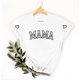 thumbnail image 4 of Camiseta Penkiiy Mama Mujer Manga Corta Tops Tees Gráficas Trendy Camiseta Casual Mom L Blanco, 4 of 4