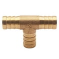 thumbnail image 2 of Conector de manguera Sharpla 3/4 ID en T de latón 3 vías, 2 of 8