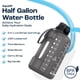 thumbnail image 2 of Botella de agua AQUAFIT Aquafit 64 oz/1.9 L con marcador de tiempo gris, 2 of 8