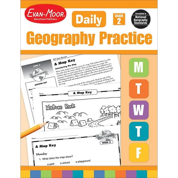 Evan-Moor Daily Geography Practice, Grade 2 Teaching Edition