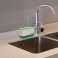 thumbnail image 4 of LUXHOME Dispensador jabón cocina incluye 2 esponjas nuevo modelo jabonera accesorios cocina fregadero LUXHOME  Lujo 2 Esponjas, 4 of 4