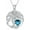 December, variant on AOBOCO Tree of Life Birthstone Necklace for Women 925 Sterling Silver Heart Birthstone Family Tree Pendant Necklace Birthday Christmas Jewelry Gifts for Wife Her