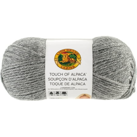 - Lion Brand Touch Of Alpaca Yarn-Oxford Grey