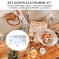 thumbnail image 3 of ELAYARD 1Set Stainless Steel Set Screw Assortment Kit with Socket Grub Screws for Home Use and DIY Projects, 3 of 8