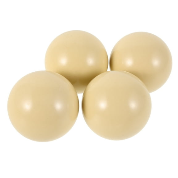 White Resin Cue Ball Set for Pool Table Beginners 4 Pieces 2-Inch Diameter
