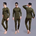 thumbnail image 6 of Clothing 2025 Men's Plush Fleece Sleepwear Warm Cozy Long Sleeve Top & Bottom Pajama Set Nightwear, 6 of 9