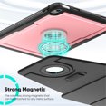 thumbnail image 5 of for iPad 10th Gen/11th Gen (2022/2025) 10.9 inchDetachable Magnetic Case with Sleep/Wake, Multi-Angle Stand, Shockproof TPE+PC Protection - Pink, 5 of 7