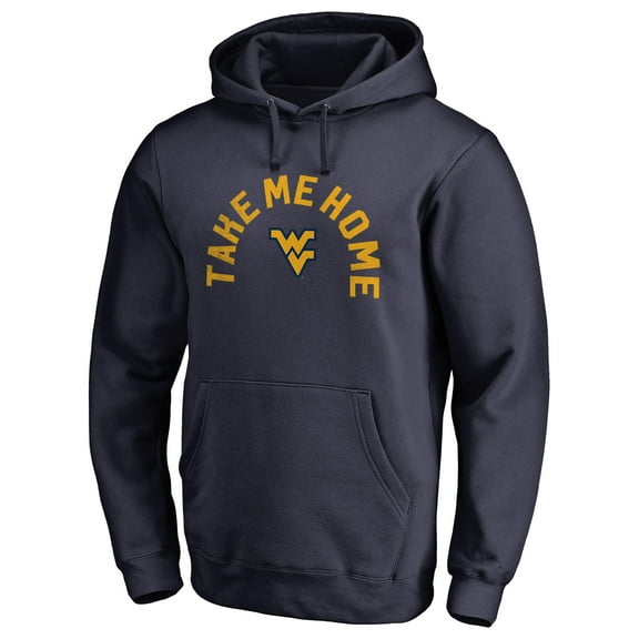 Men's Navy West Virginia Mountaineers Team Hometown Collection Pullover Hoodie