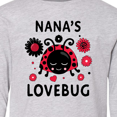 thumbnail image 4 of Inktastic Valentine's Day Nana's Lovebug Long Sleeve Youth T-Shirt, 4 of 5
