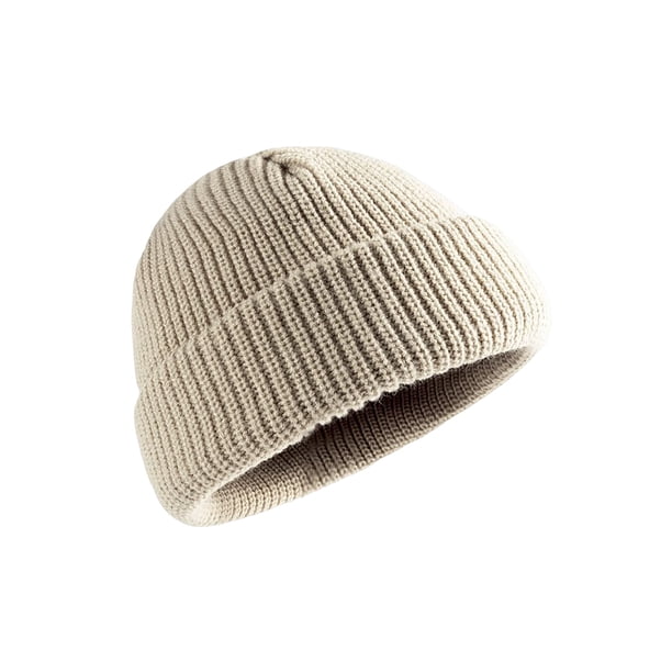 Minnieouse Gorro de punto elástico grueso invierno cálido deportes al aire libre senderismo viajes nieve esquí gorra accesorios casuales para mujer Sombreros amarillo beis Minnieouse AP013203-20