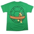 thumbnail image 2 of Turtle Costume Mens T-Shirt - Brown Belt Michelanglo Costume Front (Medium), 2 of 2