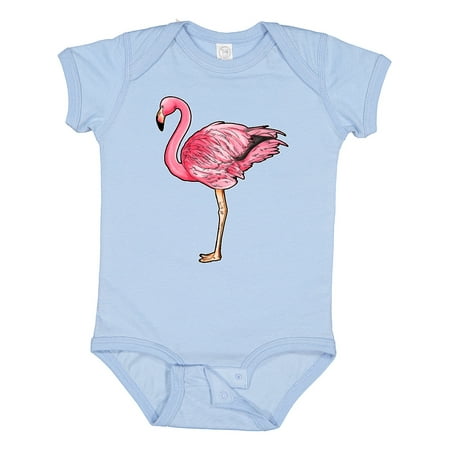 

Inktastic Pink Flamingo Gift Baby Boy or Baby Girl Bodysuit