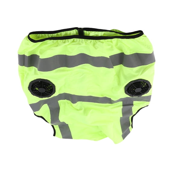 <font Color="#fd9727">Chaleco Ventilador Enfriador, 5V Chaleco Acondicionador De Aire De Alta Visibilidad Chaleco Enfriador De Verano Con 2 Ventiladores Extraíbles, Banda