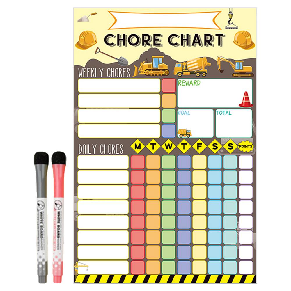 Ksruee Chore Chart for Teenagers 11.81x7.87inch Dry Erase Chore Chart for Fridge Dry