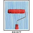 thumbnail image 2 of Rodillo de pintura estampado, pincel, estilo relieve, herramientas de decoración de pared, trapos para el hogar 7 pulgadas rojo5, 2 of 3