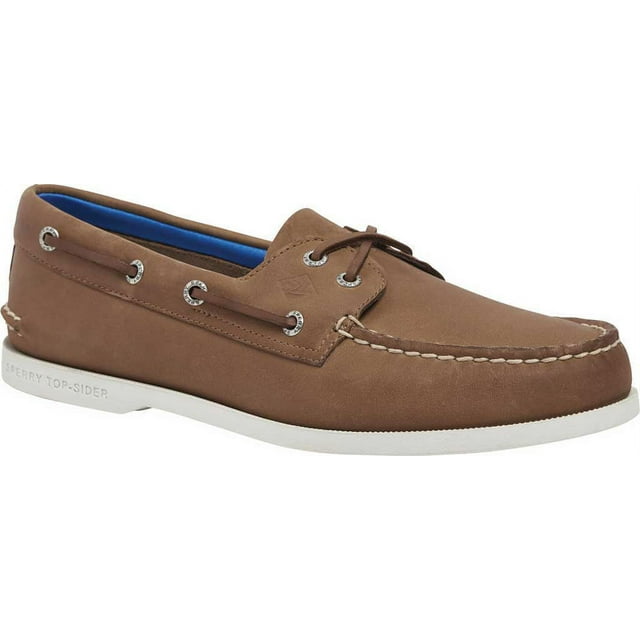 Men's Sperry Top-Sider Authentic Original 2-Eye PlushWave Boat Shoe Tan ...