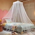 thumbnail image 3 of 1 Set Glow-in-the-dark Polyester Stars Princess Dome Bed Canopy_Special Gift, 3 of 5