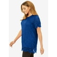 thumbnail image 4 of Jessica London Women's Plus Size Stretch Lace Tunic, 4 of 6