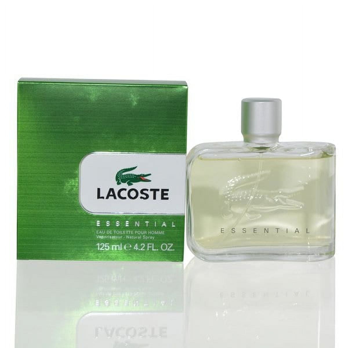 香水(男性用) LACOSTE Eau de Toilette pour Homme 125ml Lacoste Essential Pour Homme for Men, 4.2 oz Eau De Toilette Spray