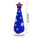 thumbnail image 2 of Decoraciones patrióticas de mesa TUWABEII,árboles de cono del 4 de julio,árbol de cono de terciopelo rojo,blanco y azul,adorno de mesa con bandera estadounidense, 2 of 7