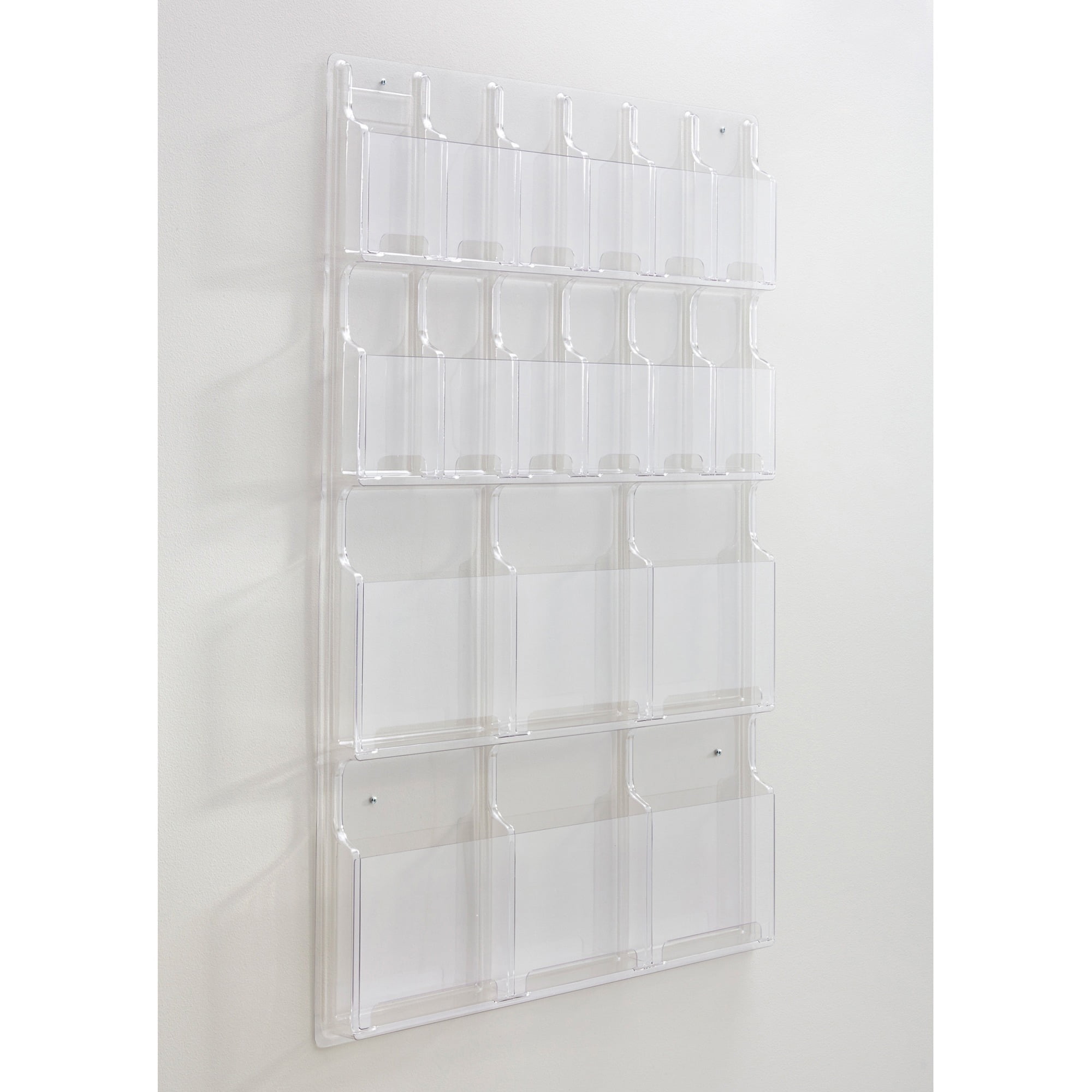 Safco, Magazine/Pamphlet Display Rack, 1 Each, Clear