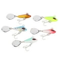 thumbnail image 1 of <p>Vib Fishing Lure, 3D Eyes Metal Fish Bait Vivid Anti Rust  For Bass</p>, 1 of 7