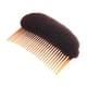 thumbnail image 4 of Inserciones de , pinza para el pelo, fabricante de moños, volumen bouffant, peineta para el pelo de boda, estilismo Marrón, 4 of 8