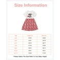 thumbnail image 2 of 7Y Big Girls Clothes 8 Years Big Girls Dress Letter Heart Print Short Sleeve Dress Summer Dress White, 2 of 8