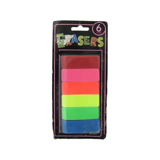 Bulk Buys OS01672 Neon Erasers
